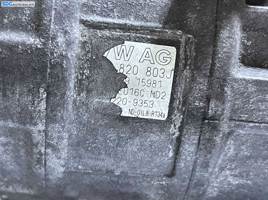 Compresor AC Aer Conditionat Clima Volkswagen Golf 5 2004 - 2008 Cod 1K0820803J [M9829]