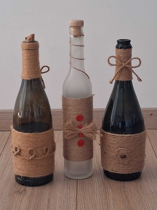 Decoratiuni Handnmade Din Sticla Metal Iuta Pentru Casa  Curte Gradina
