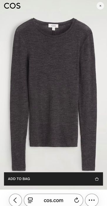 блуза с дълъг ръкав / топ COS