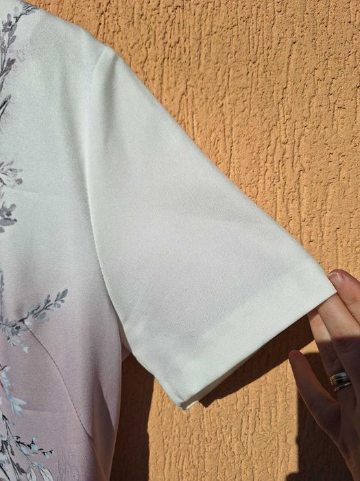 Rochie ocazie La Vian mărimea 44 - Imprimeu Floral & Degrade