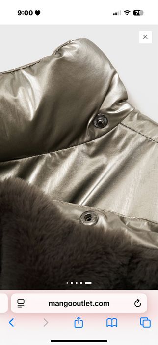 Металическо детско шушляково яке Mango - 13-14 години