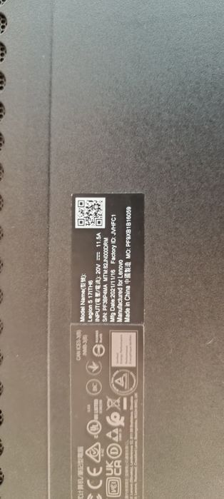 Lenovo legion 17ith6 pentru piese