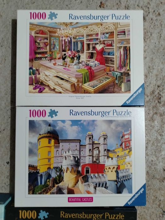 6xRavensburger puzzle 1000 piese