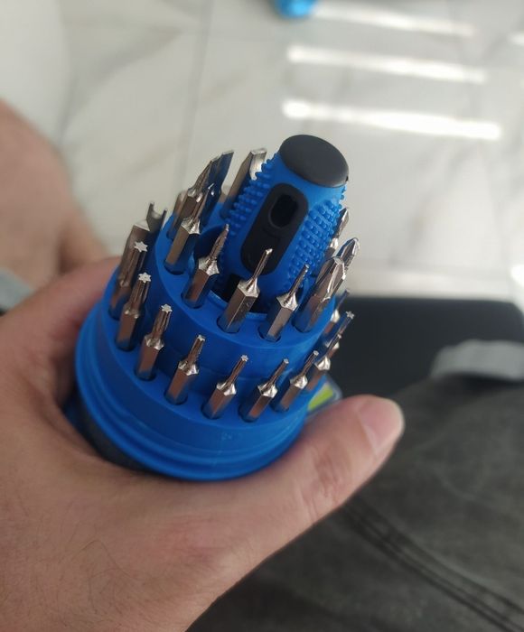 Набор насадок пирамида + ручка отвертка. Новые