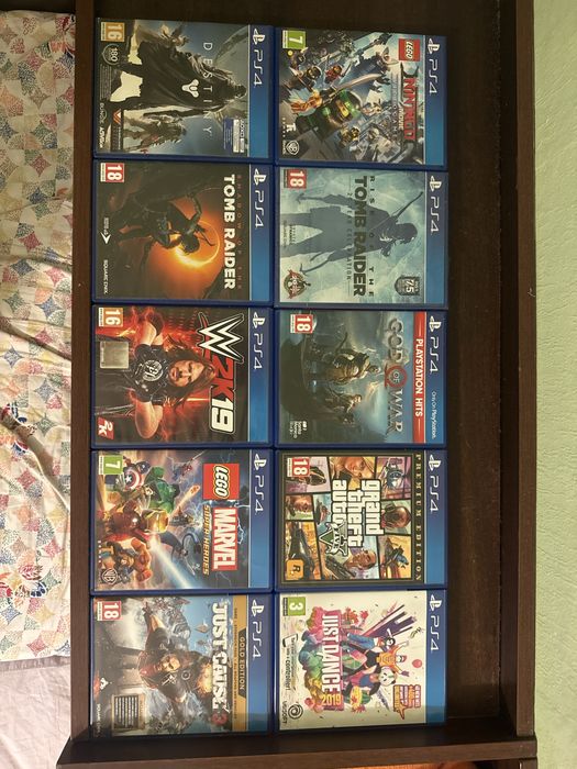 Продавам PS4 игри в много добро състояние!
