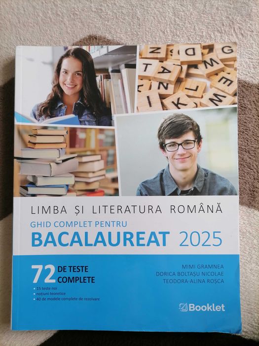 Vând culegere de limba română pentru bacalaureat