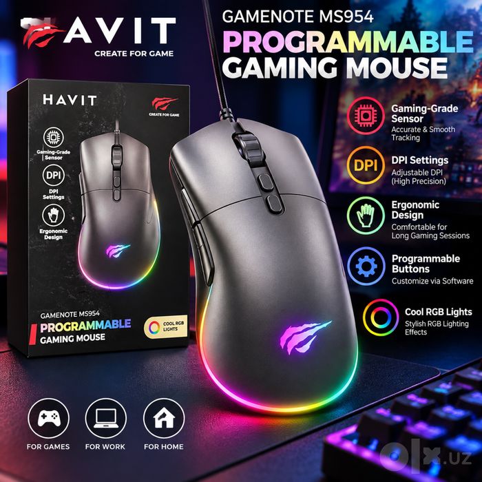 Sotuvda HAVIT GAMENOTE MS954 mishka мишка