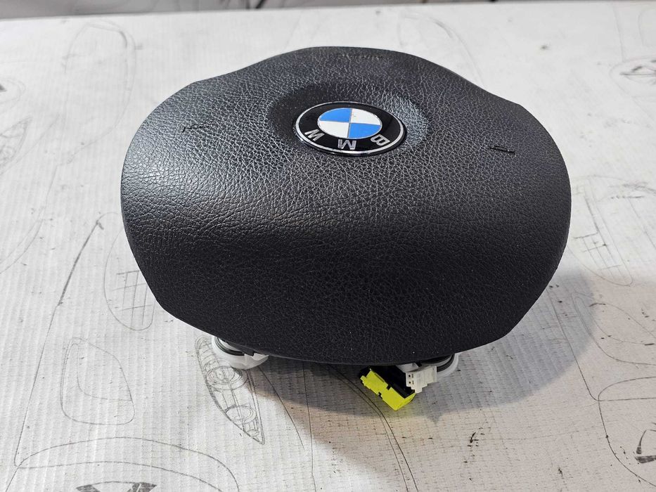 Airbag volan șofer BMW Seria 1 F20 F21 / Seria 3 F30 F31 2011-2019 2013 1.6d 85kW Cod OEM: 6791330-09, 32306791330, 6791330 (5E3)