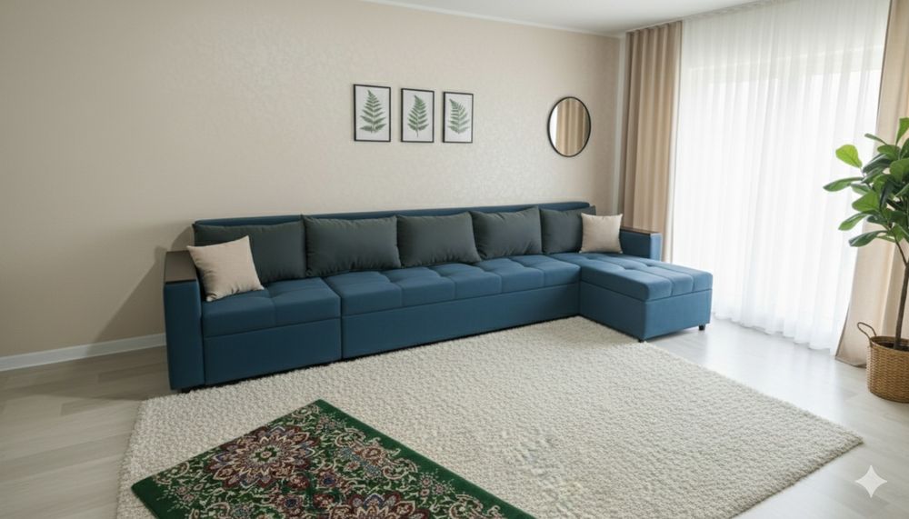 Диван новый 4метра Раскладной / Мебель гостевой трансформер / Диван