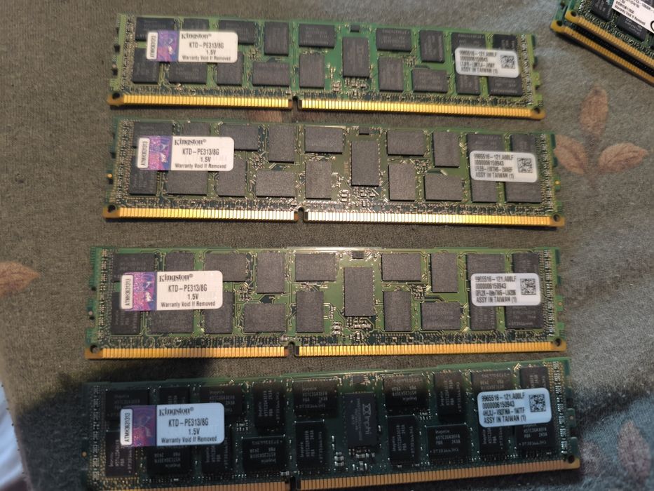 RAM DDR3 ecc server 32 GB 4x8 gb
