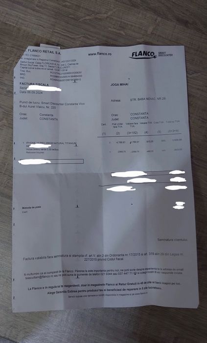 Schimb iPhone 15 Pro  cu S25 plus sau Ultra