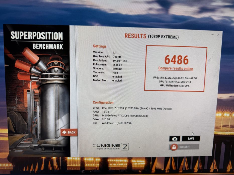 Rtx 3060ti 8gb msi venstus 3x LHR