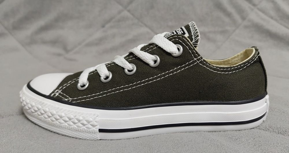Tenisi Converse All Star Noi marimea 30, verde inchis + cutie