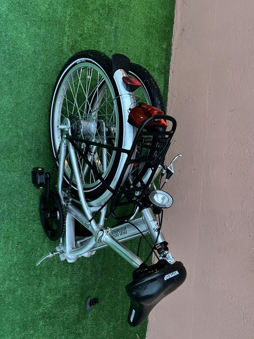 Като Нов Сгъваем Алуминиев Велосипед  20цола 3ск.Вътрешни