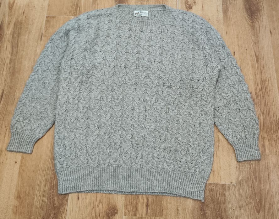 Pulover din lână Alpaca Hand Made Bolivia mărimea XXL