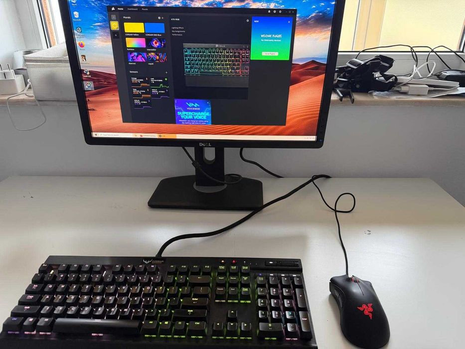 PC Complet: Calculator + Wifi + Gaming mouse si Tast Corsair