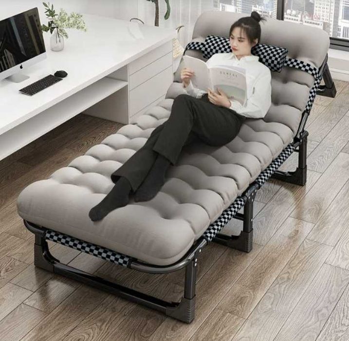 Кровать раскладушка Евростандарт-190x68x28 cм Доставка бесплатно