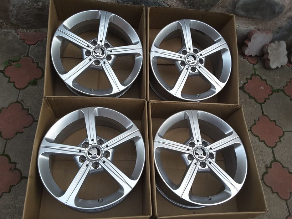jante aliaj 17; 5x112; Skoda Octavia 2, Octavia 3, Octavia 4, Superb, Yeti