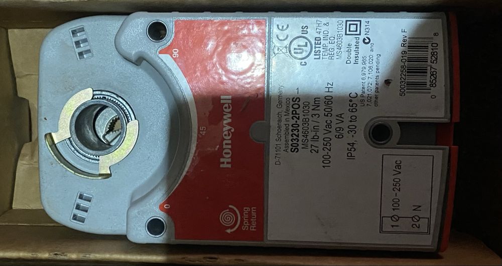 Сервопривод S03230-2POS Honeywell