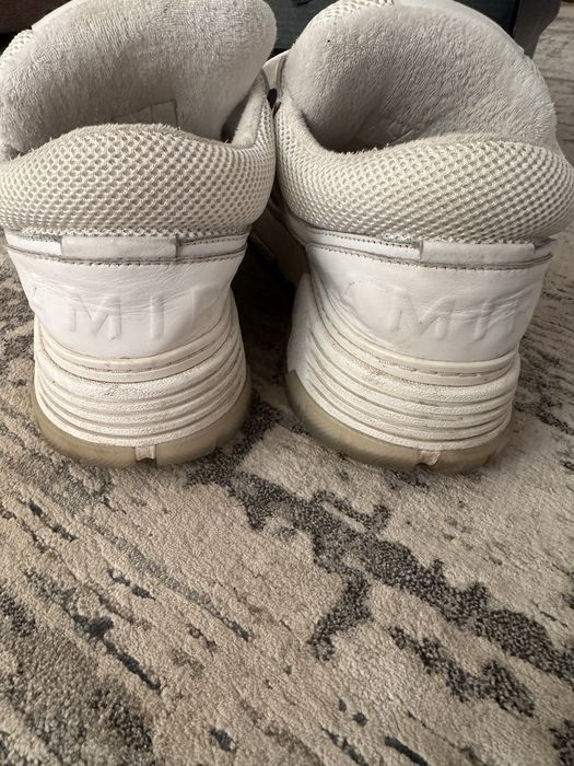 Amiri logo plaque mesh sneakers