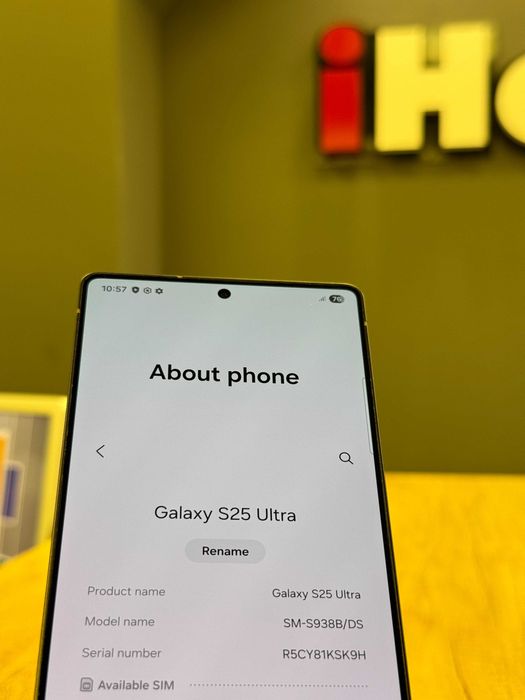 Samsung S25 Ultra Titanium Black 256GB 100% Baterie #151