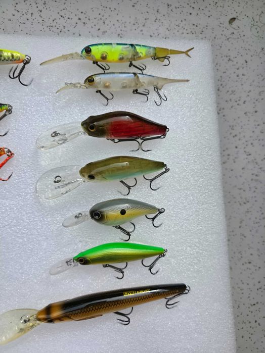Megabass , Illex, Shimano, Daiwa, Osp , Evergreen