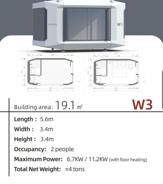 Iglu  capsula  slepbox casa container 0012