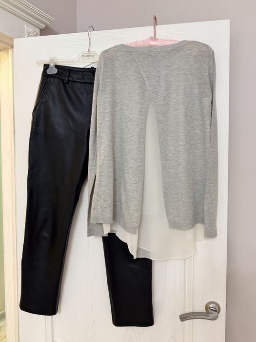 Кардиган длинный тонкий трикотаж