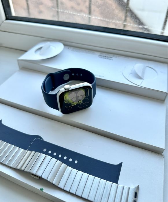 Apple iWatch 9 Silver 45mm 100%