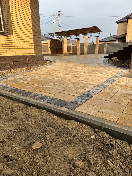 Брюсчатка, укладка