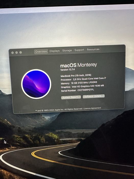 Macbook Pro 15” 2016