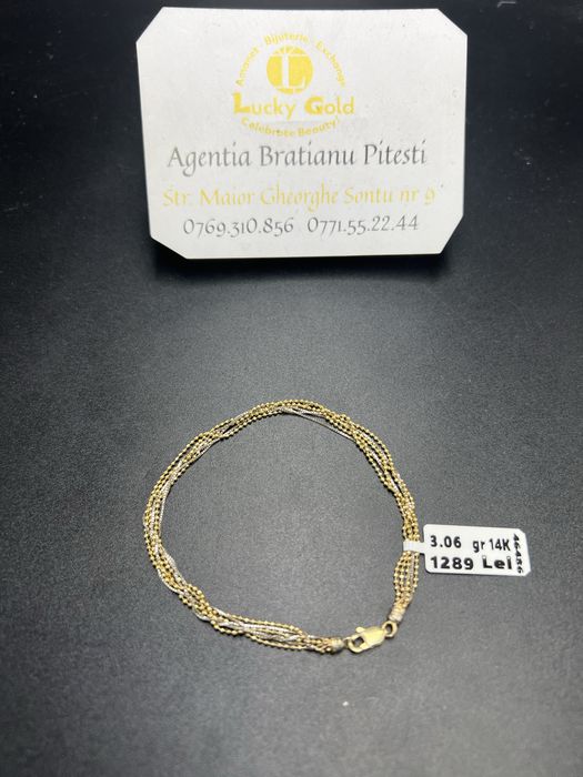 Bratara au 14k 3,06 gr lungime 18 cm cod 17583