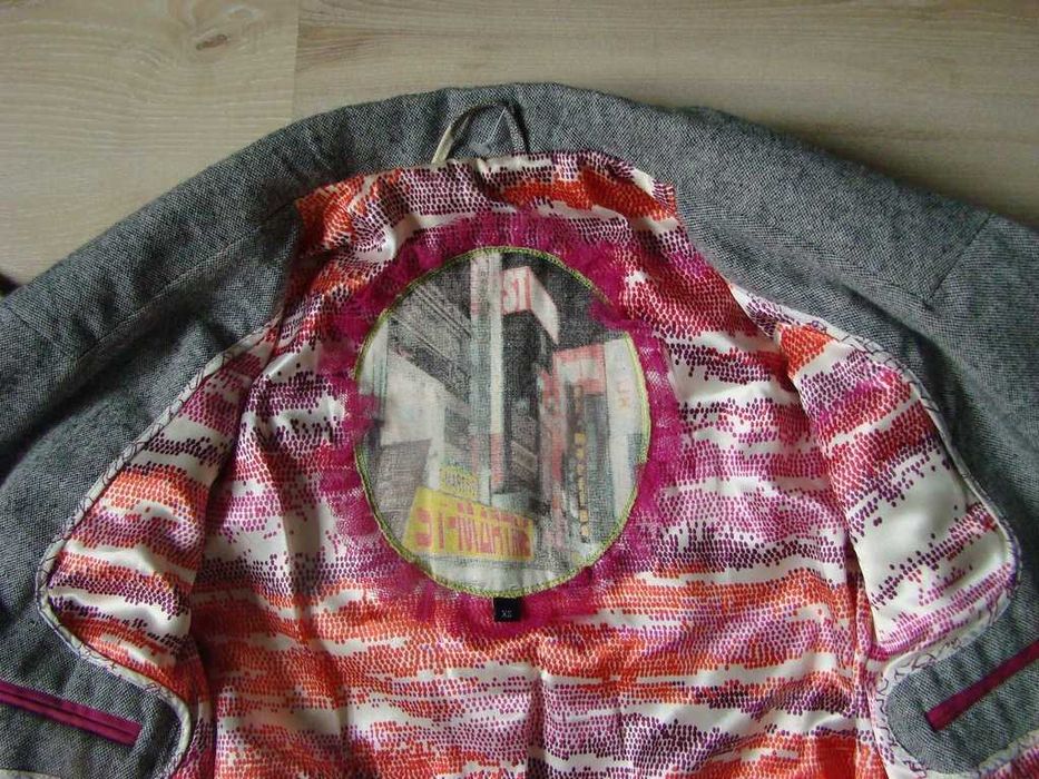 Стилно палто с щампа