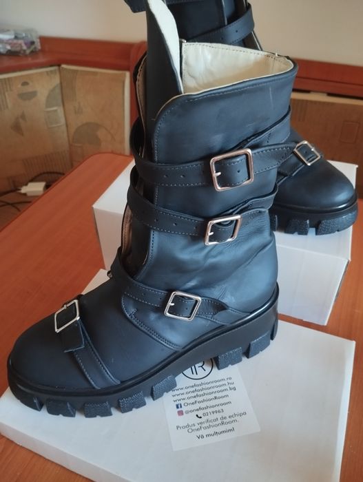 Vând ghete damă noi din piele naturală