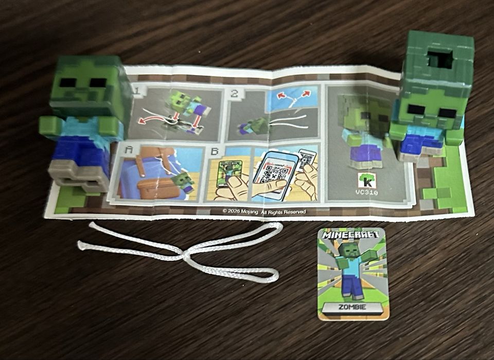 Фигурки/Игрушки kinder joy minecraft