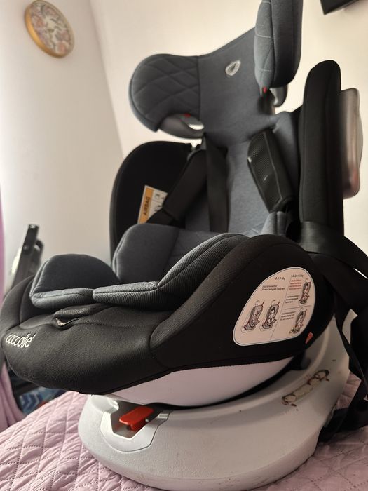 Scaun auto rotativ cu isofix bebe si copii