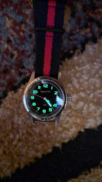 Vand ceas Escapement Time homage Hamilton Khaki Field  100m WR.