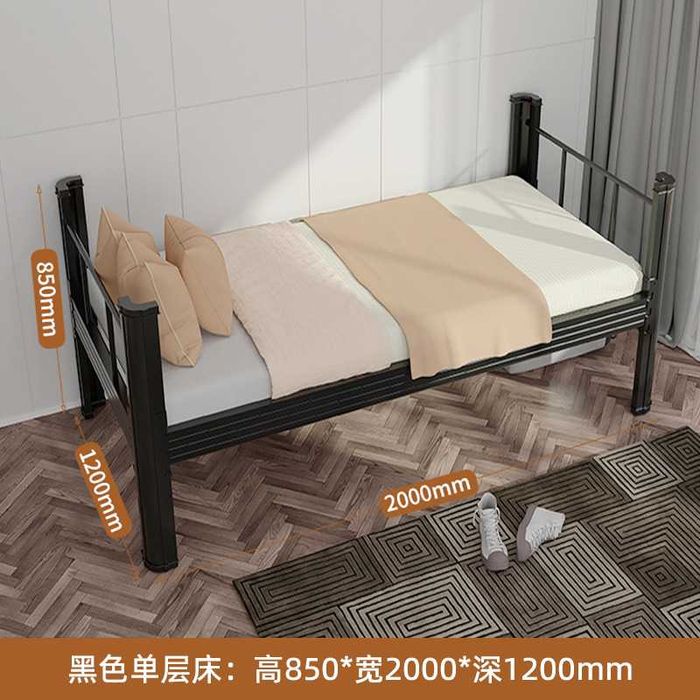 Компактная двухъярусная кровать из металла — экономия пространства