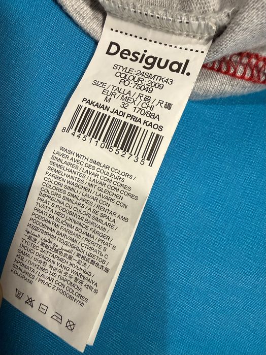 Тениска Desigual Xavier S24SMTK43, размер М, чисто нова