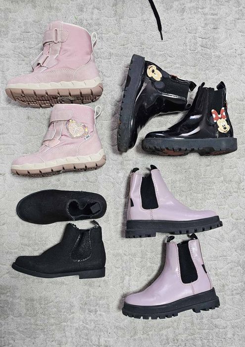 Детски ботуши и обувки за момиче 30/21 и 32 номер Zara, adidas