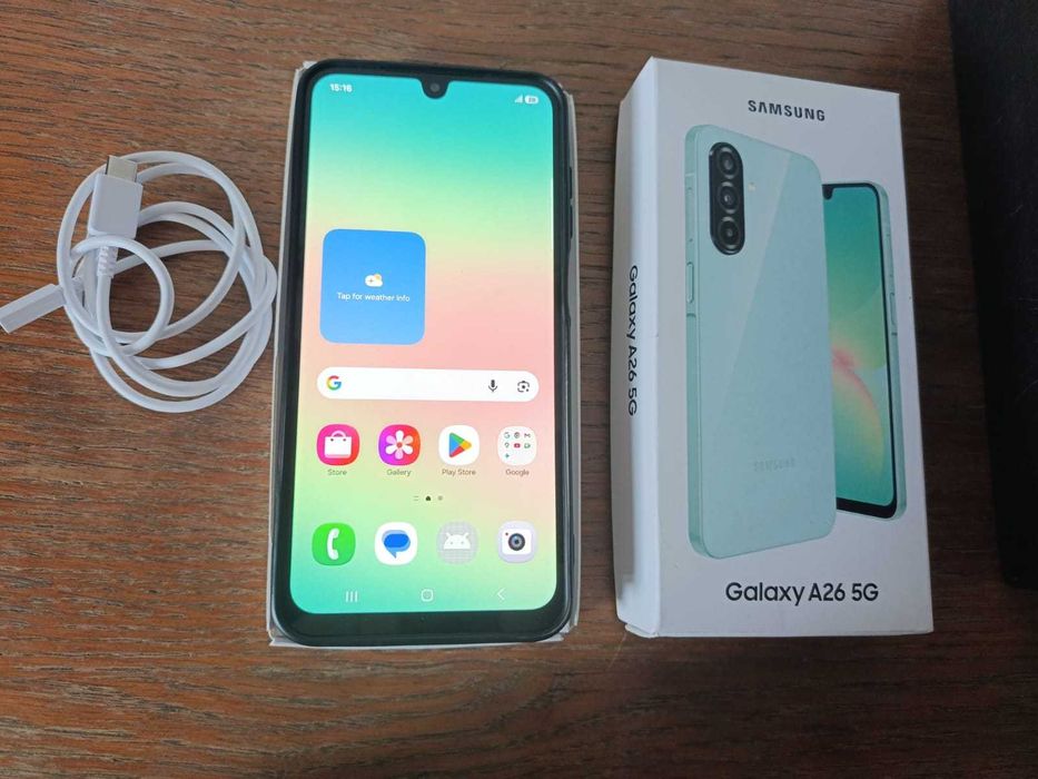 Samsung Galaxy A26, Dual SIM, 6GB RAM, 128GB, 5G, ca nou + husa si cutia originala