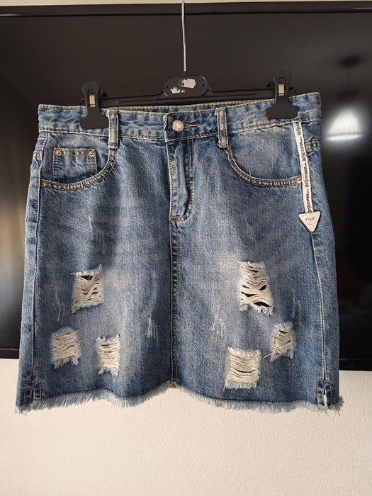 Fusta mini de blugi
