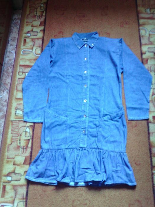 Дънкова дамска  рокля