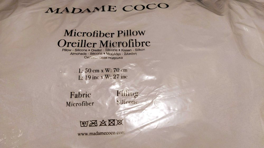 Възглавница, силиконов пълнеж