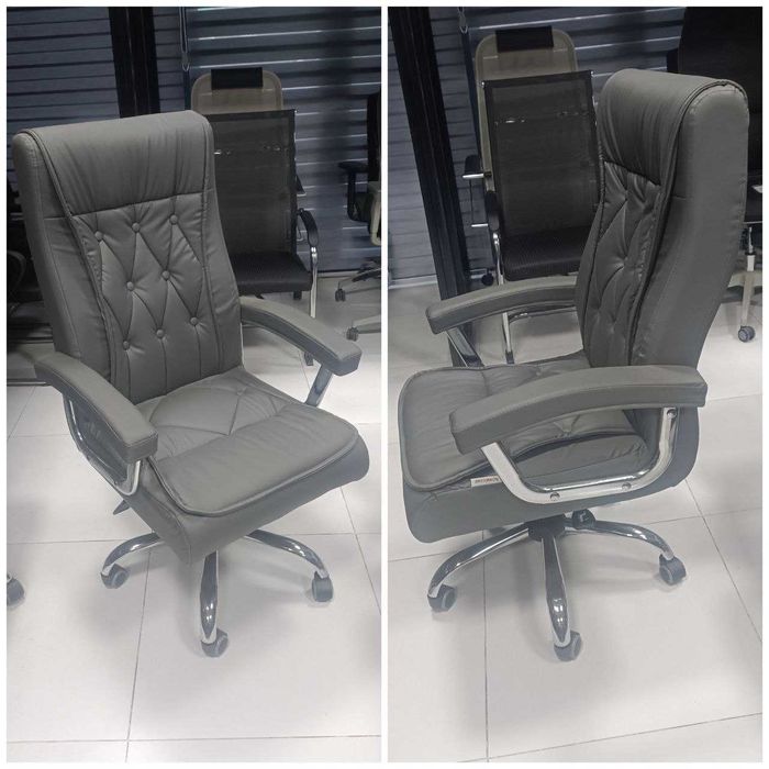 Кресло для офиса и дома   -BORN серый