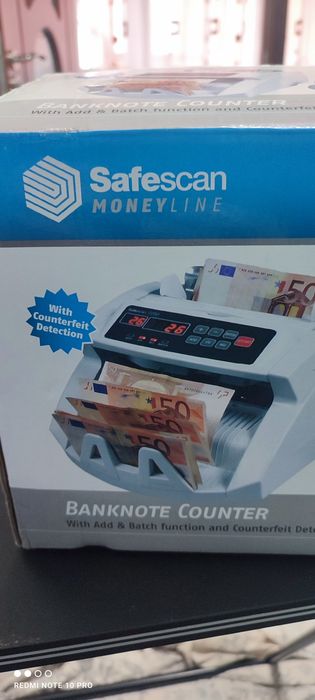 Mașină /aparat numărat bancnote/valuta si detectie falsuri