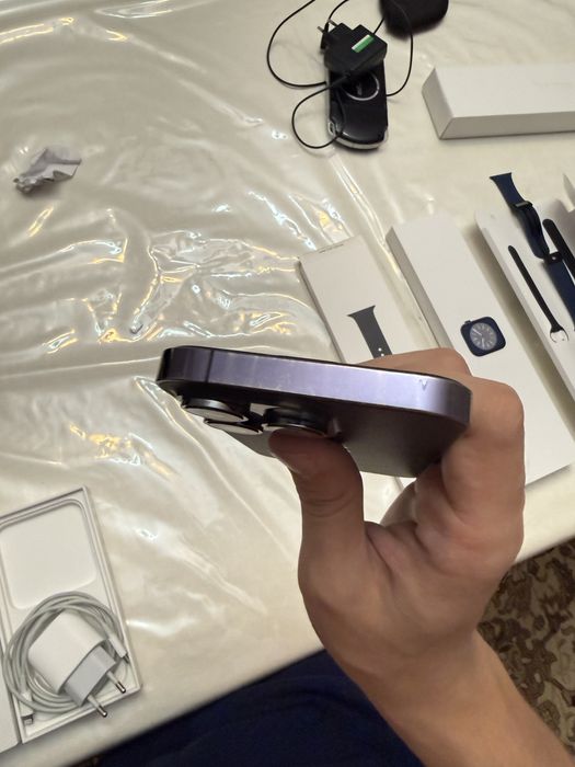 Iphone 14 pro deep purple 128 gb dual sim состояние идеал
