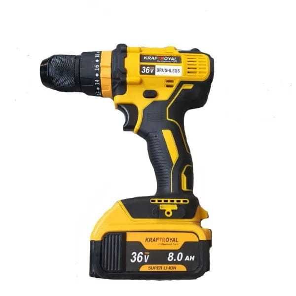 Безчеткови 125MM ъглошлайф 36V бормашина  36V импакт с 4 бр 8A батерии