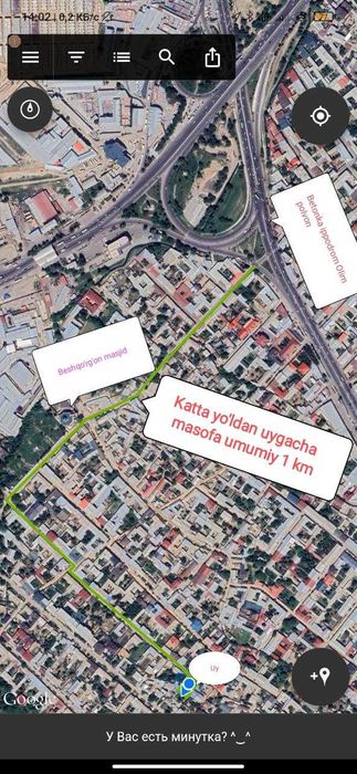 Ер нархида уй сотилади 7.90 сотих мўлжал-Олим полвон, Бешқўрғон масжид