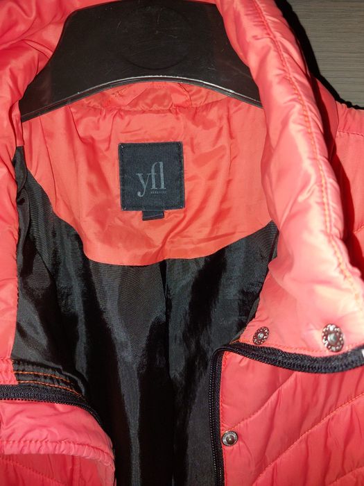 Geaca dama toamna portocalie